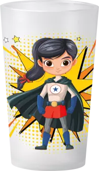 gobelet Anniversaire SuperHero Fille