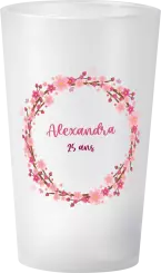 gobelet Anniversaire Cerisier Couronne