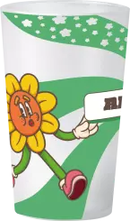 gobelet Anniversaire Hippie Vert