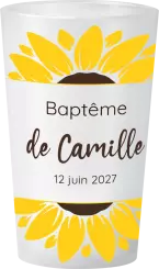 gobelet Baptême Tournesol