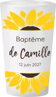 gobelet Baptême Tournesol