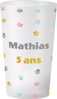 gobelet Anniversaire Pattes de Chien