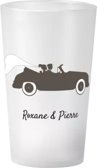 gobelet Mariage Voiture & Empreintes