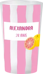 gobelet Anniversaire Pamplemousse