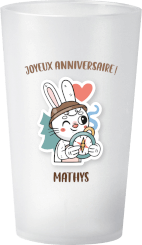 gobelet Anniversaire Lapin Voyageur