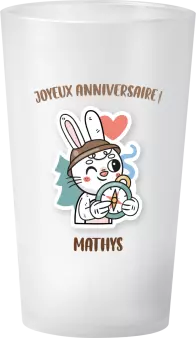 gobelet Anniversaire Lapin Voyageur