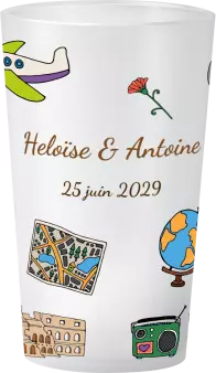 gobelet Mariage Carnet de Voyage