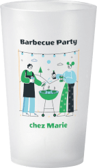 gobelet Barbecue Party Vert et Bleu