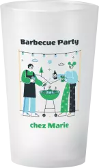 gobelet Barbecue Party Vert et Bleu