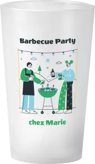 gobelet Barbecue Party Vert et Bleu