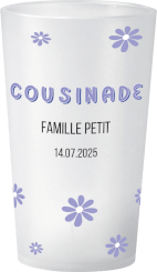 gobelet Cousinade Fleurs Violettes