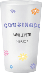 gobelet Cousinade Fleurs Violettes