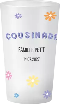 gobelet Cousinade Fleurs Violettes