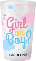 gobelet Gender Reveal Nuages