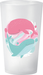 gobelet Gender Reveal Baleines