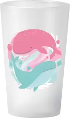 gobelet Gender Reveal Baleines