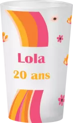 gobelet Anniversaire Disco Bloom