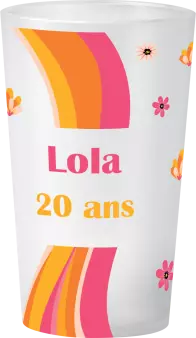 gobelet Anniversaire Disco Bloom