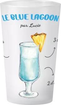 gobelet Recette Cocktail Blue Lagoon