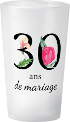 gobelet 30 Ans De Mariage Floral