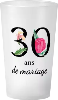 gobelet 30 Ans De Mariage Floral