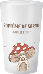 gobelet Baptême Champignon