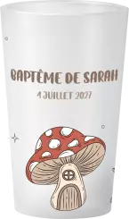 gobelet Baptême Champignon