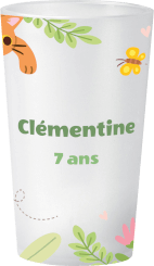 gobelet Anniversaire Chats Papillons