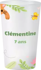 gobelet Anniversaire Chats Papillons