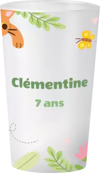 gobelet Anniversaire Chats Papillons