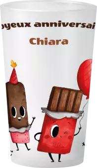 gobelet Anniversaire Chocolat