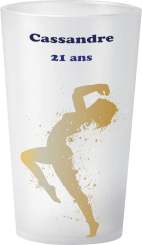 gobelet Anniversaire Danse Or Et Bleu