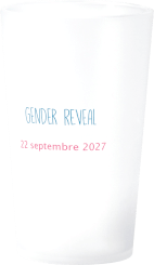 gobelet Gender Reveal Biche