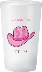gobelet Anniversaire Western Rose