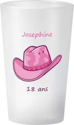 gobelet Anniversaire Western Rose