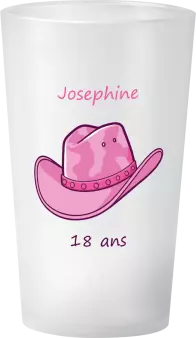 gobelet Anniversaire Western Rose