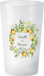 gobelet Mariage Feuillage & Citrons