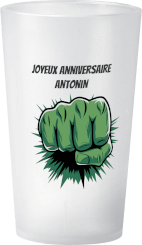 gobelet Anniversaire Inspiration Hulk