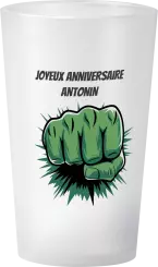 gobelet Anniversaire Inspiration Hulk