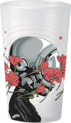 gobelet Anniversaire Astronaute & Coquelicots