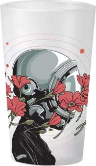 gobelet Anniversaire Astronaute & Coquelicots