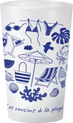gobelet Cousinade A La Plage