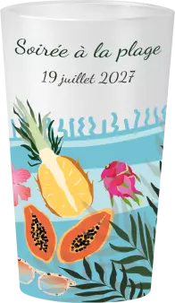 gobelet Soirée A La Plage