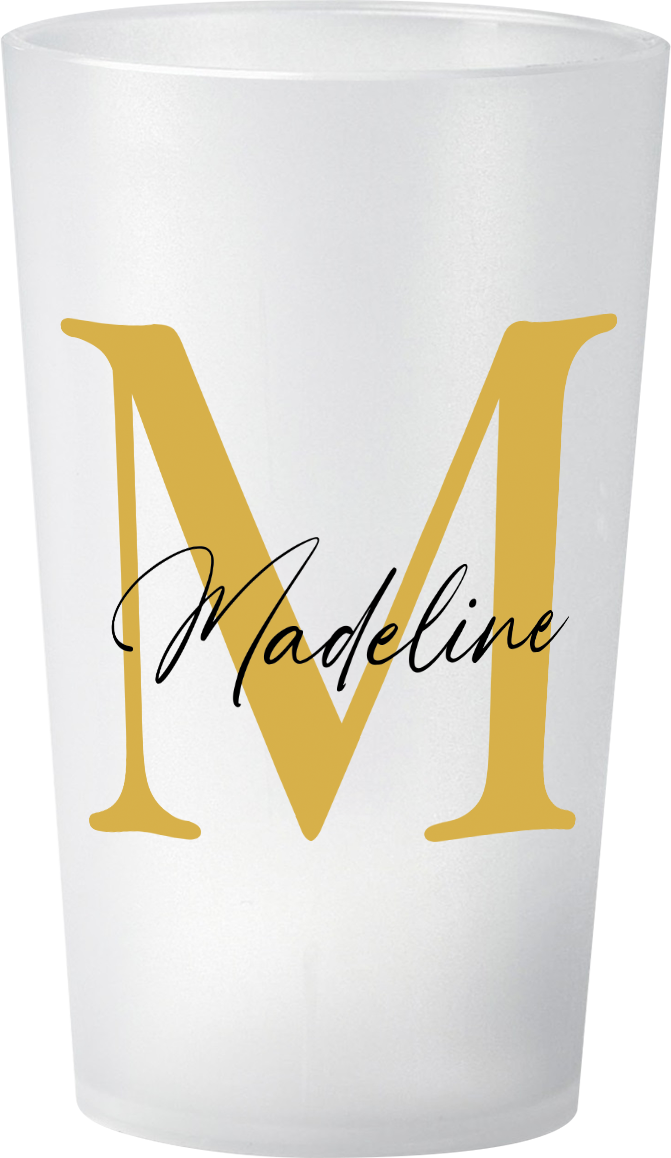 gobelet Anniversaire Lettre OR