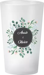 gobelet Mariage Couronne Colorée