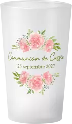 gobelet Communion Fleur Aquarelle