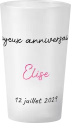 gobelet Anniversaire Cheval Dessin