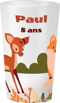 gobelet Anniversaire Animaux Foret