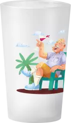 gobelet Retraite papi photo