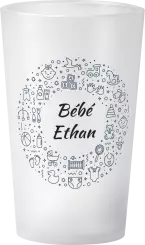 gobelet Naissance couronne icones